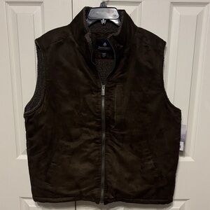 Rainforest Micro Suede Sherpa Lined Vest
